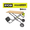 Mesa De Trabajo Estación Móvil Speed ​​Bench Ryobi Stm202 Verde