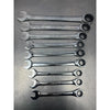 Juego 9 Llaves Matraca Husky 17-30mm Métricas Uso Pesado Plateado