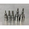 Juego De 5 Dados Torx Husky Mandos 1/4 Y 3/8