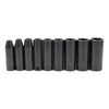 Juego De 9 Dados Impacto Husky 3/8 Sae Largos 1/4 A 3/4  Inc