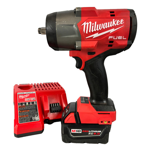 Llave De Impacto 1/2 M18 Fuel Milwaukee 2967-21b 1500 Ft-lb Rojo 60