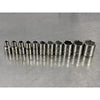 Set Dados Husky 1/4 Hexagonal Sae Profesional 11 Pzas Plateado