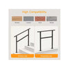 Pasamanos Para Escalera Exterior 2 A 3 Escalones Negro