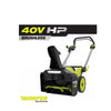 Quitanieve Ryobi 40v 21in Whisper Hp Potente Inalámbrico