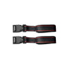 Paquete De 2 Correas Para Equipaje 2.4m X 2.54cm Husky Negro Fh1072