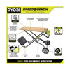 Mesa De Trabajo Estación Móvil Speed ​​Bench Ryobi Stm202 Verde