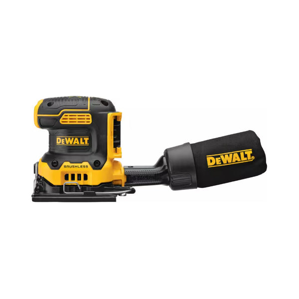 Lijadora Orbital Dewalt 20v Xr Brushless 1/4 Hoja Inalámbric Amarillo 0