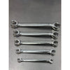 Juego De 5 Llaves Para Tuercas Abocinadas Husky Sae 1/4-7/8  Plateado