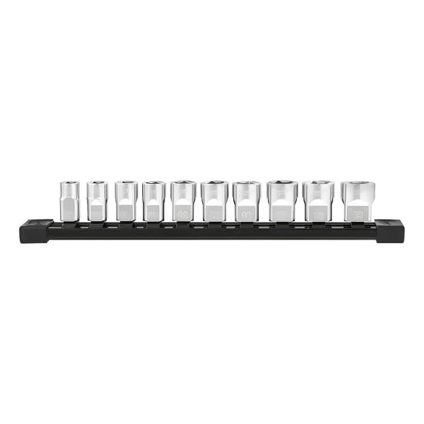 Dados Milwaukee 3/8 Milimétricos 10 Piezas Acero Cr-v