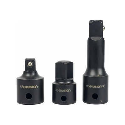 Juego De 3 Accesorios Impacto Husky Adaptadores Y Extensión