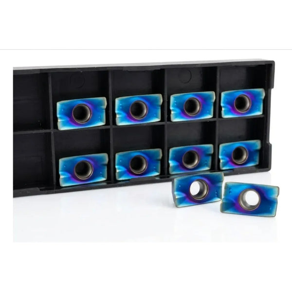 10 Insertos Apkt1604pdr Nano Blue Carburo Fresado Inox/acero