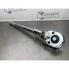 Matraca Husky 3/4 Profesional Extra Larga 50cm Industrial Plateado