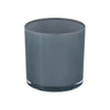 Maceta De Vidrio Redonda Cora 10cm Azul Grisáceo 8 Piezas Gris
