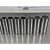 Juego De 14 Dados Largos Husky 12 Puntas 1/2 Métrico 9-24mm Plateado