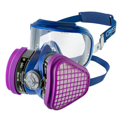 Mascarilla Gvs Spr554 Integra Ov/p100 Gafas Reemplazables M/l