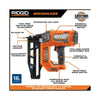 Clavadora Inalámbrica Ridgid 16ga Brushless 18v R09893b