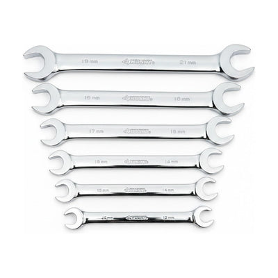 Juego 6 Llaves Para Tuercas Abocinadas Husky Métricas 9-21mm Plateado