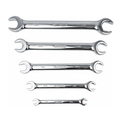 Juego De 5 Llaves Para Tuercas Abocinadas Husky Sae 1/4-7/8  Plateado