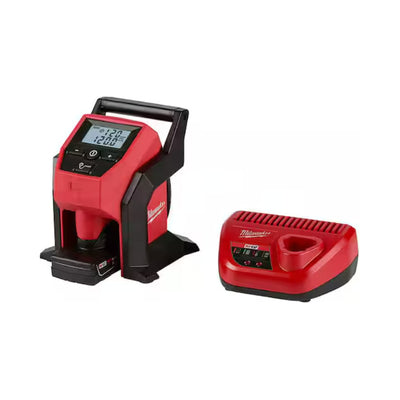 Inflador Inalámbrico Milwaukee M12 2475-20 Solo Equipo Rojo 0 Monofásica