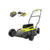 Kit De Podadora De Empuje 2 En 1 De 40 V Y 18in Ry401101 Verde