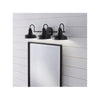 Lámpara De Tocador De 3 Luces Elmcroft 29in Hampton Bay Negro