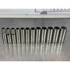 Dados Largos Husky 3/8 Métrico 6 Puntas Set 12 Piezas Plateado