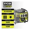 Generador Ryobi Ry904500 3600w Portátil Sensor Co