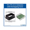 Caja Rectangular Con Tapa Para Valvula De Riego 35 X 48 Cm