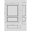 Nicho Para Ducha Empotrable 63.5x43x9.5cm Doble Repisa Negro