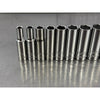Juego De 11 Dados Largos Husky 6 Puntas 3/8 Sae 1/4-7/8in Plateado