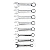 Juego 8 Llaves Combinadas Husky Milimétricas 9mm A 18mm Plateado