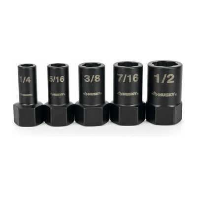 Juego De 5 Extractores De Tornillos Y Pernos Husky Sae