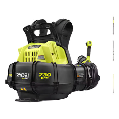 Sopladora Ryobi 40v Hp Mochila Ry404017 165 Mph 730 Cfm Verde
