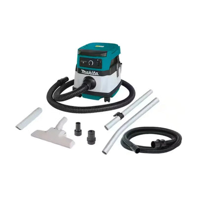Aspiradora Makita Xcv04pt Filtro Hepa Capacidad 2.1 Gal Sola Turquesa
