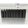 Juego De 9 Dados Impacto Husky 3/8 Sae Largos 1/4 A 3/4  Inc
