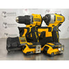Kit Taladro Impacto Dewalt Atomic 20v Brushless Dck225d2 Amarillo 60