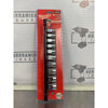 Dados Milwaukee 3/8 Milimétricos 10 Piezas Acero Cr-v