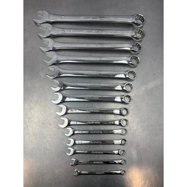 Set Llaves Combinadas Husky Sae Completo 14 Piezas Plateado