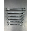 Juego 6 Llaves Para Tuercas Abocinadas Husky Métricas 9-21mm Plateado