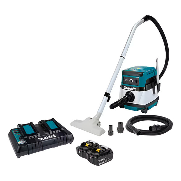 Aspiradora Makita 36v Xcv04pt Filtro Hepa Capacidad 2.1 Gal