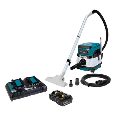 Aspiradora Makita 36v Xcv04pt Filtro Hepa Capacidad 2.1 Gal