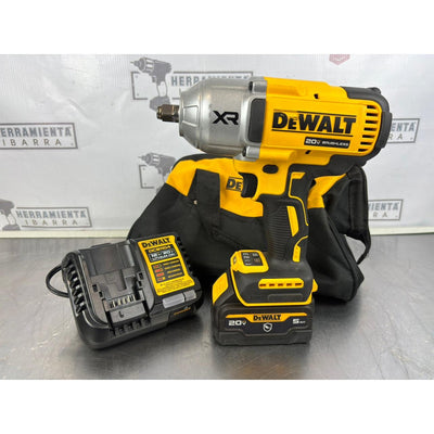 Llave Impacto Dewalt 1/2 20v Xr 1400ft-lb Dcf900p1 Kit Amarillo 60
