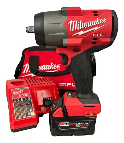 Llave De Impacto 1/2 M18 Fuel Milwaukee 2967-21b 1500 Ft-lb Rojo 60