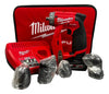 Taladro Milwaukee 4 Cabezales Kit 2505-22 Kit De Instalación Rojo 60