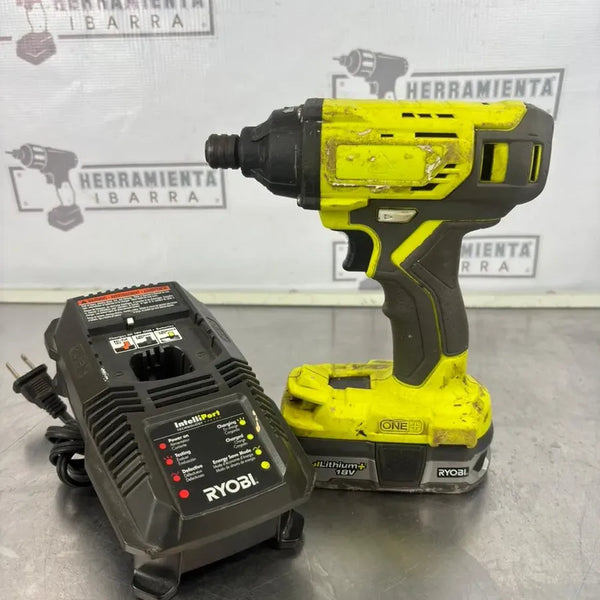 Destornillador De Impacto Hexagonal Ryobi 18v P235avn Bat1.5 Verde 60